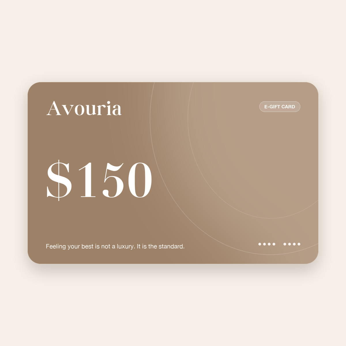 Avouria E-Gift Card $150.00