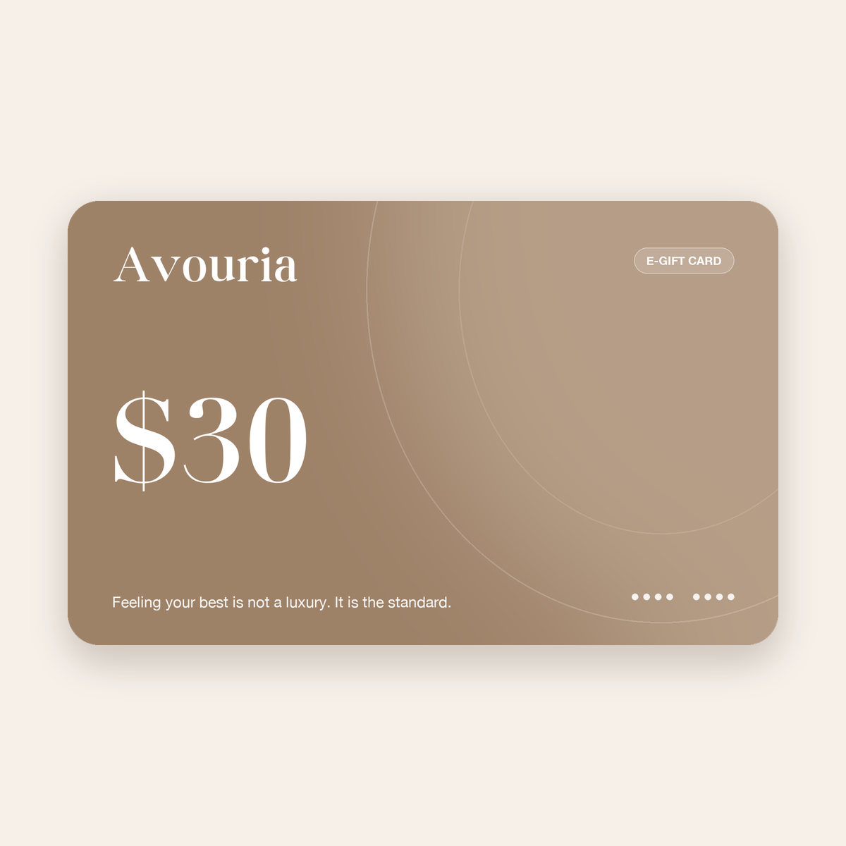 Avouria E-Gift Card $30.00