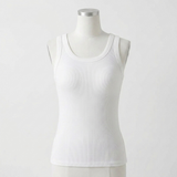 Avouria's Ribbed Cotton Built-In Bra Tank