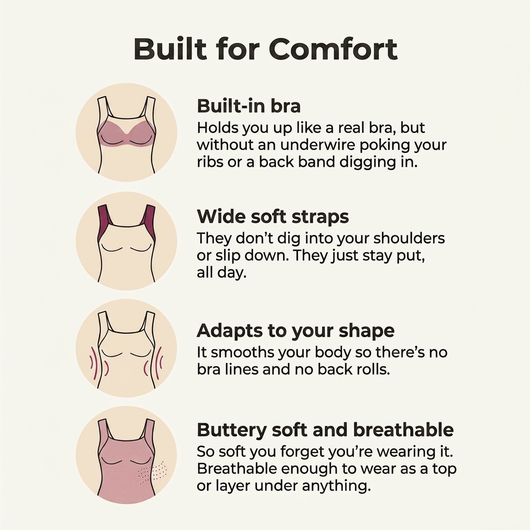 Avouria's Built-In Bra Comfort Shaper Tank